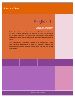English III