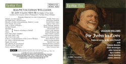 Sir John in Love - Chandos Records