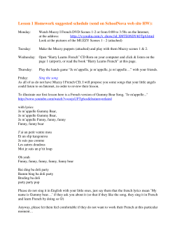 Homework 1, Classwork 1 and Puppets