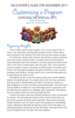 November 2011 Facilitator`s Guide (large print)