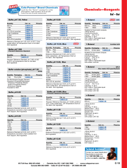Chemicals&mdash;Reagents - Cole