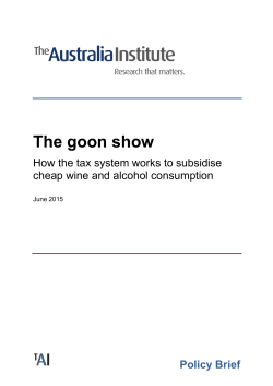 The goon show - The Australia Institute