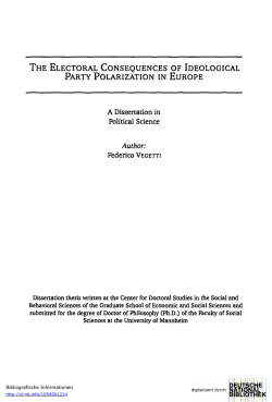 the electoral consequences of ideological party polarization in europe