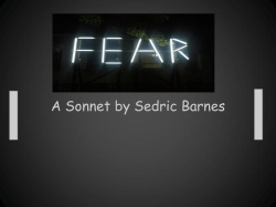 A Sonnet by Sedric Barnes - Primavera Online High School