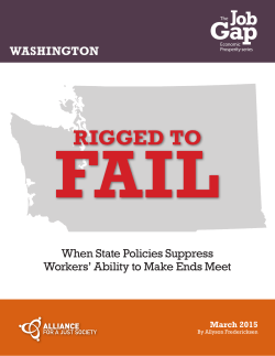 Rigged to Fail - Washington Community Action Network
