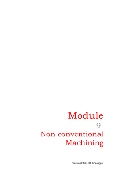 Manufacturing Processes &ndash; II