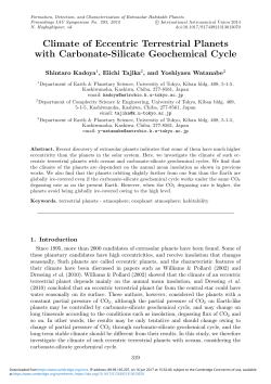 Climate of Eccentric Terrestrial Planets with