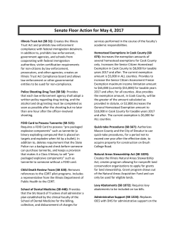 Senate Floor Action for May 4, 2017