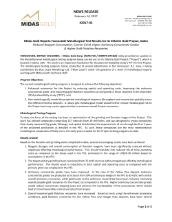 NEWS RELEASE - Midas Gold Corp.