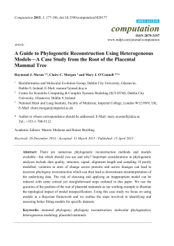 A Guide to Phylogenetic Reconstruction Using Heterogeneous