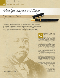 Michigan Lawyers in History: David Augustus Straker