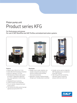 Product series KFG