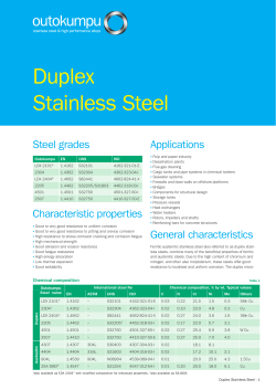Duplex Stainless Steel