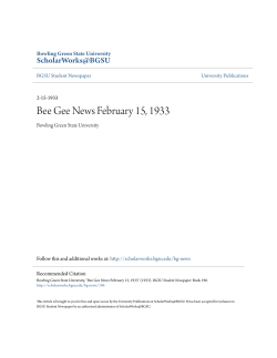 Bee Gee News February 15, 1933 - ScholarWorks@BGSU