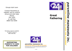 Great Fathering Brochure