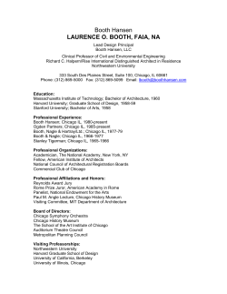 laurence o. booth, faia, na - McCormick School of Engineering