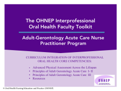 AGACNP Template 5 1 16 PM - Oral Health Nursing Education and