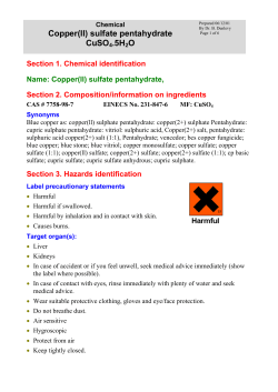 Copper Sulfate