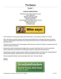 sample pages. - Drive Safe Ride Safe