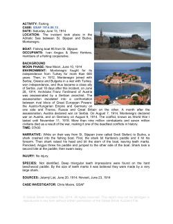 Fishing CASE: GSAF 1914.06.13 DATE: Saturday June 13, 1914