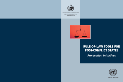 rule-of-law tools for post-conflict states
