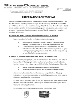 preparation for topping