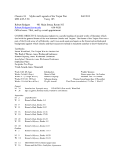 Classics 24 syllabus F 2013