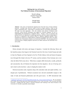 1 Defying the Law of Gravity: The Political Economy of International