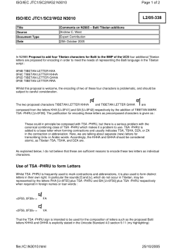 L2/05-338 - Unicode.org