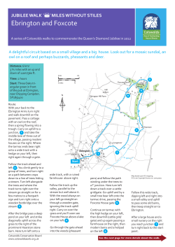 Ebrington and Foxcote - Escape to the Cotswolds