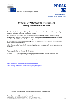 press en - Council of the European Union