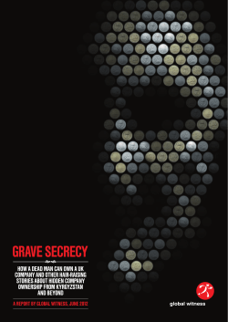 grave secrecy - Global Witness