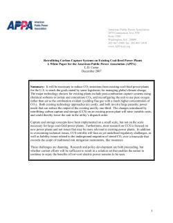 Retrofitting Carbon Capture Systems on Existing Coal