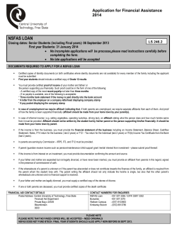 The information supplied inthis application form will be regarded as