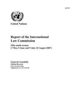 A/62/10 - Office of Legal Affairs