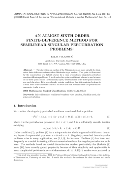 AN ALMOST SIXTH-ORDER FINITE