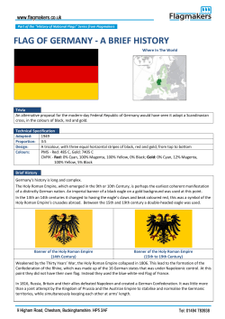 History of the Germany Flag