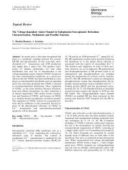 Shoshan-Barmatz and Israelson J. Membr. Biol. 2005