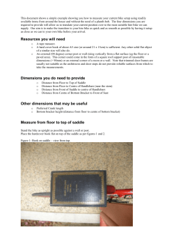 Detailed Bike Measurement Instructions