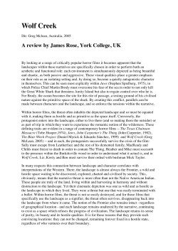 film reviews - University of Nottingham