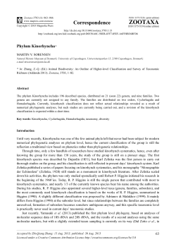 Phylum Kinorhyncha