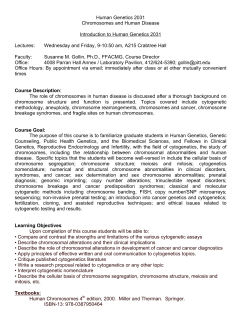 HUGEN 2031 Chromosome Schedule_Fall)2015