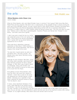 Hamptons.com Article - Olivia Newton-John