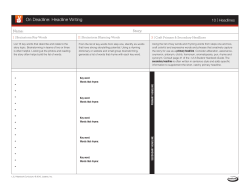 3 step process for creating a headline