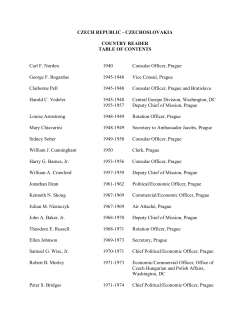 Czech Republic - Association for Diplomatic Studies and Training