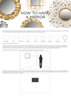 how to hang a mirror