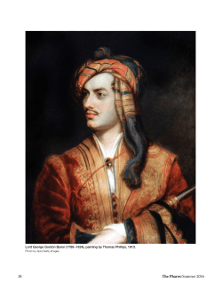 Lord Byron`s lameness