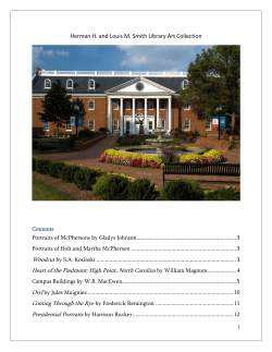 Herman H. and Louis M. Smith Library Art Collection