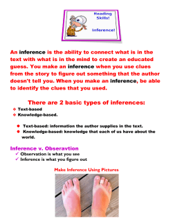 Inference #1