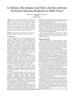 Is Abalone, Bio designer and Fold it, the best software for Protein